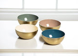 Mini Enamel Bowl-4Asst-4"D - Set of 4