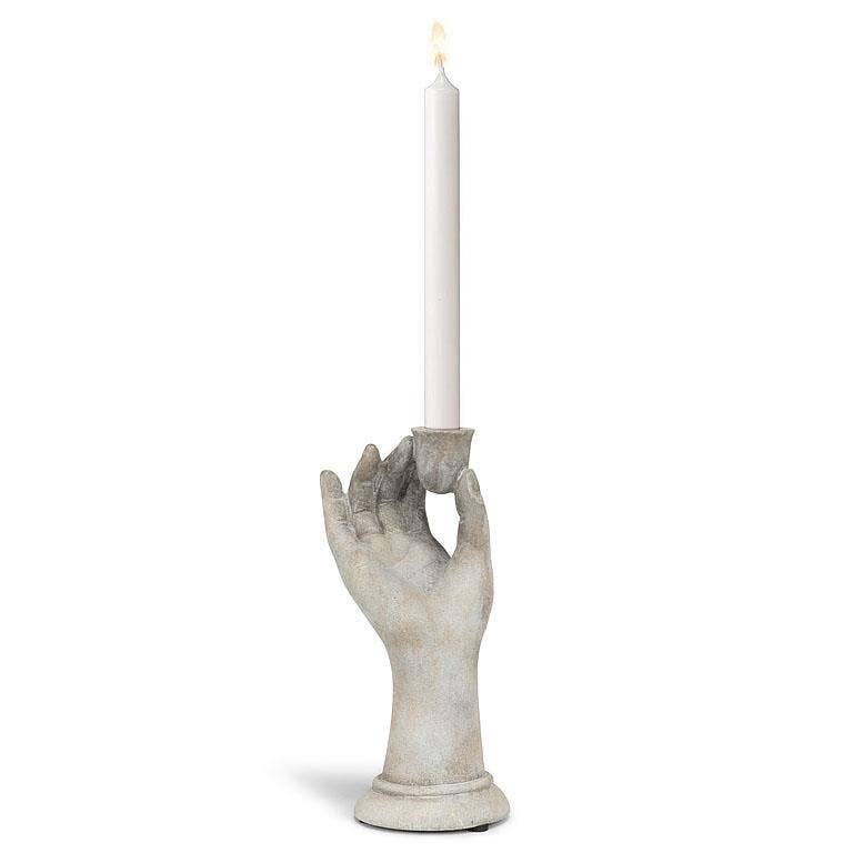 Tall Hand Taper Candle Holder