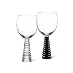 Black Stack Base Wine Goblet
