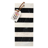 Black Stripe Marble Board: Material
