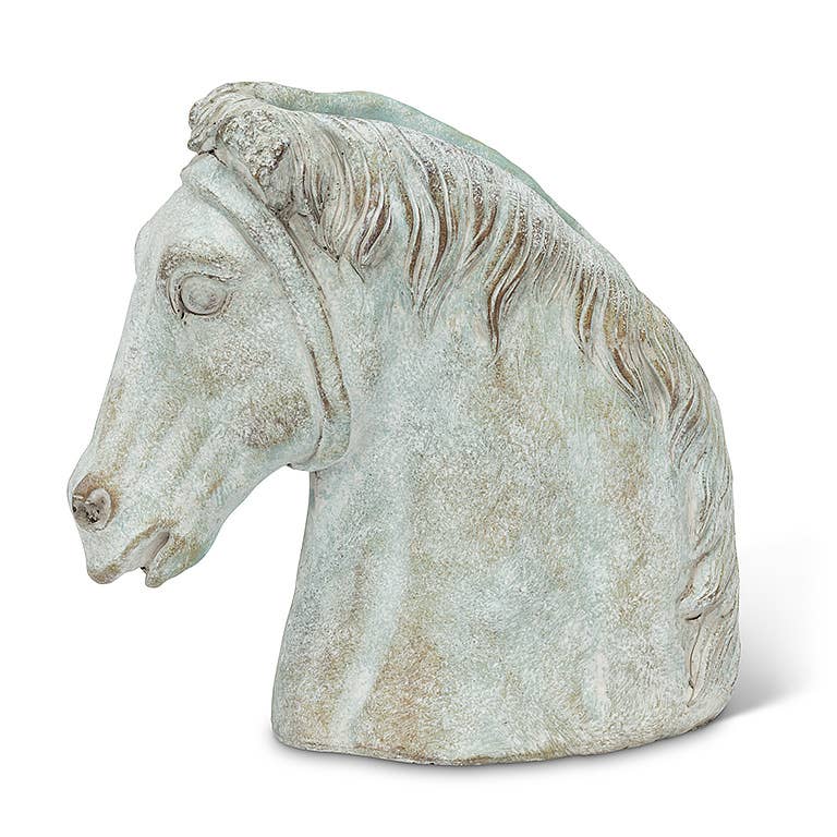 Horse Head Planter, 9 Inch