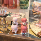 Pink Poodle Ceramic Salt & Pepper Shakers