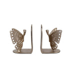 Gold Butterfly Bookends, Set of 2