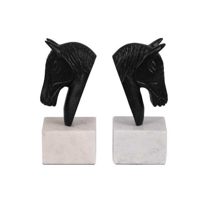 Horse Head Bookends, Set of 2
