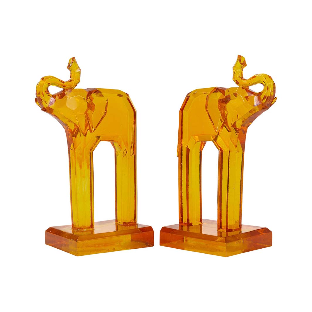 Matriarch Elephant Bookends, Set of 2