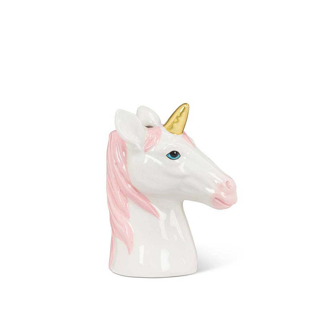Unicorn Ceramic Bud Vase