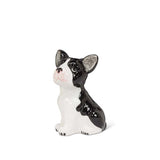 Bulldog Ceramic Bud Vase