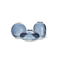 Small Dark Blue Glass Bud Vase