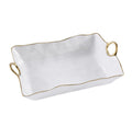 Golden Handles White Large Deep Server