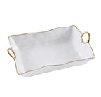 Golden Handles White Large Deep Server