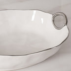 Handle with Style White Deep Oval Server - product photo