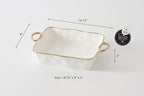 Golden Handles 11 x 9 Rectangular Baking Dish