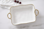 Golden Handles 11 x 9 Rectangular Baking Dish