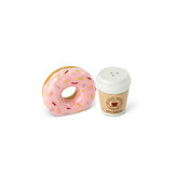 Donut & Coffee Ceramic Salt & Pepper Shakers, Set of 2