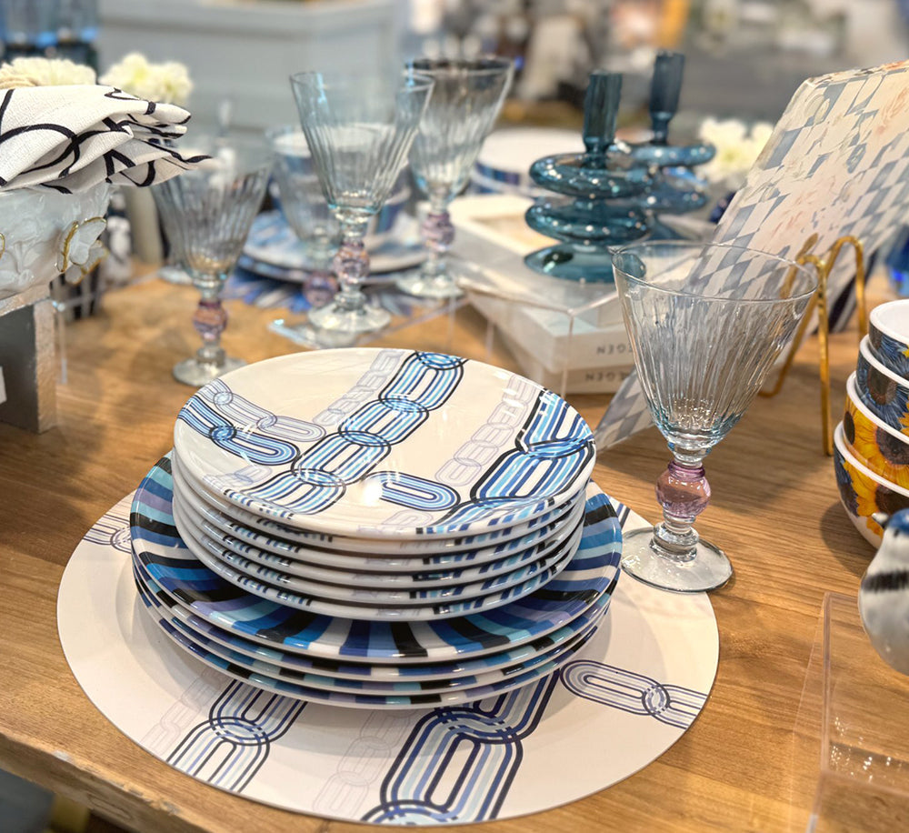 Blue & Purple Two-Tone Wine Glass