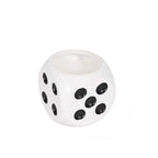 Tobacco Scented Ceramic Dice Candle