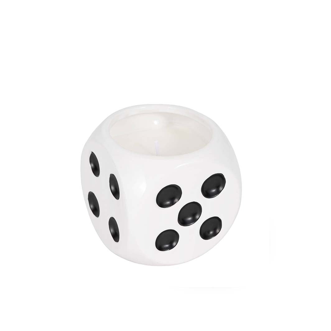 Tobacco Scented Ceramic Dice Candle