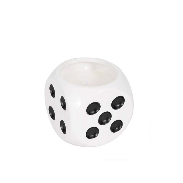 Tobacco Scented Ceramic Dice Candle