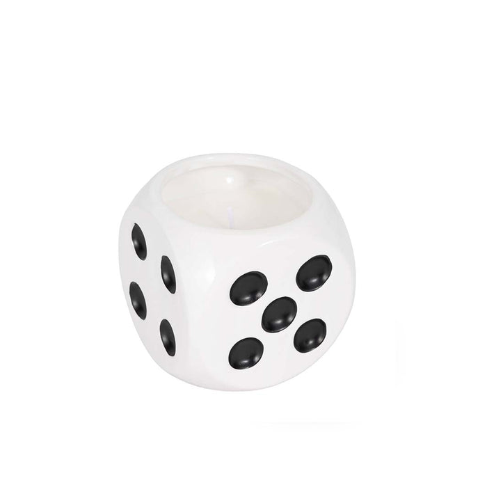 Tobacco Scented Ceramic Dice Candle