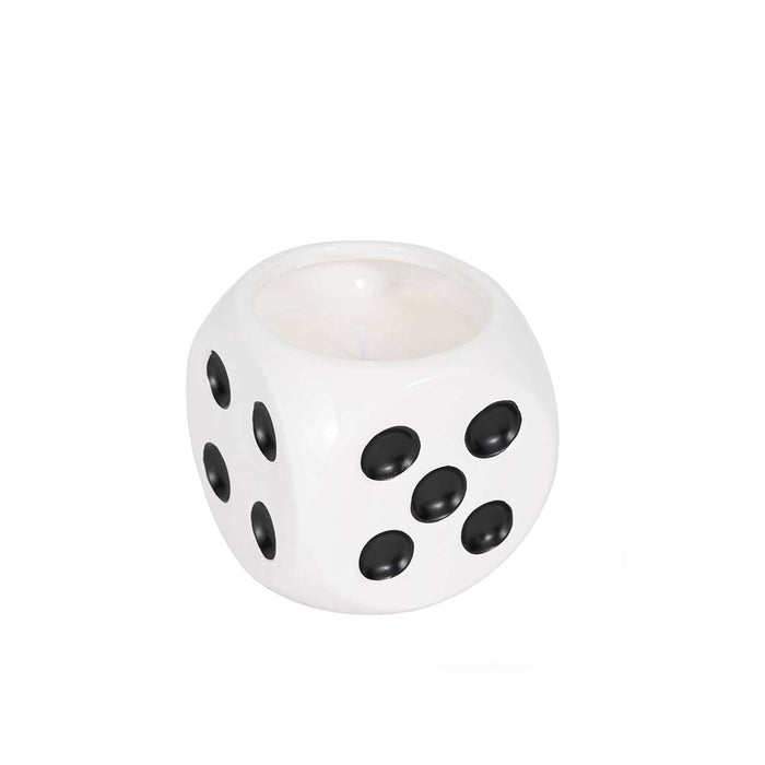 Tobacco Scented Ceramic Dice Candle