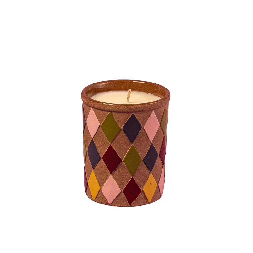 Yellow Diamond Candle, Marigold Clove