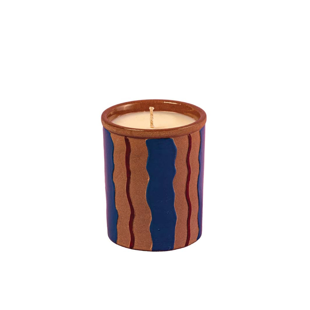 Red Wave Sand-Textured Candle, Cedar Patchouli