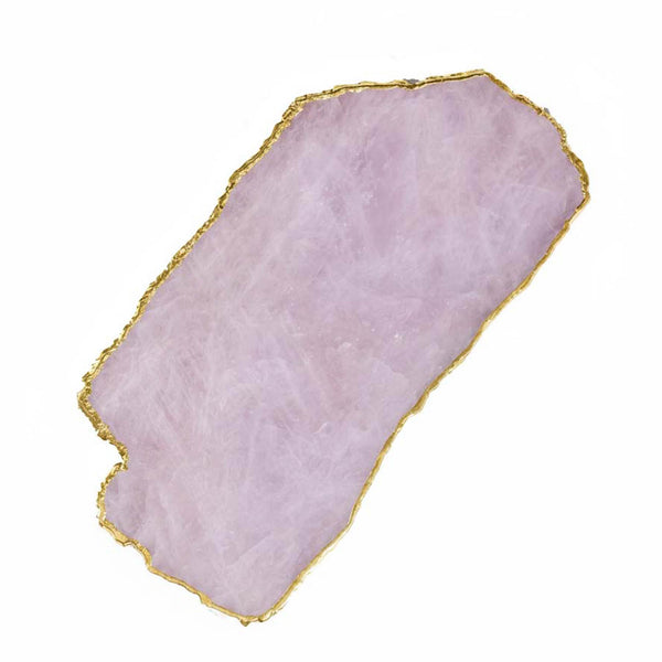 Dazzle Freeform Onyx Cheese Board, Rose Quartz