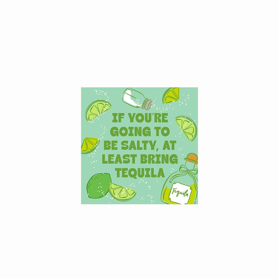 Salty Margarita Cocktail Napkins