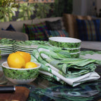 Pura Vida Faux Linen Napkins, Set of 4