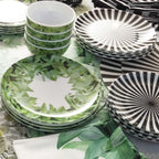 Pura Vida Melamine Dinner Plates, Set of 4