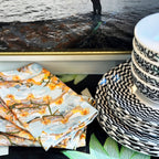 Cream Orchid Napkin lifestyle
