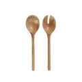 Coral Resin Salad Servers, Set of 2