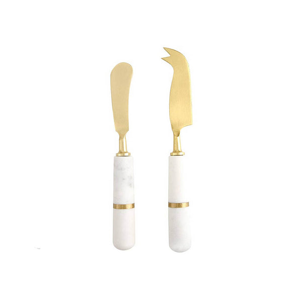 Marble Cheese Knives, Set of 2
