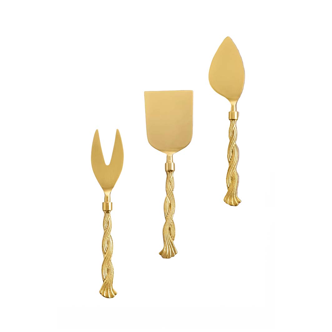 Santiago Rope Handle Cheese Knives, Set