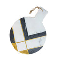 Campania Marble Inlay Paddle Cheese Board