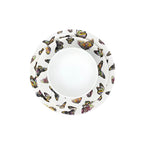 Butterflies 12 piece starter set of melamine dinnerware, overhead view