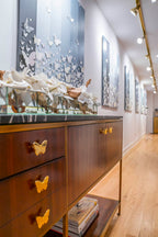 Drawer Pull Butterfly Gold