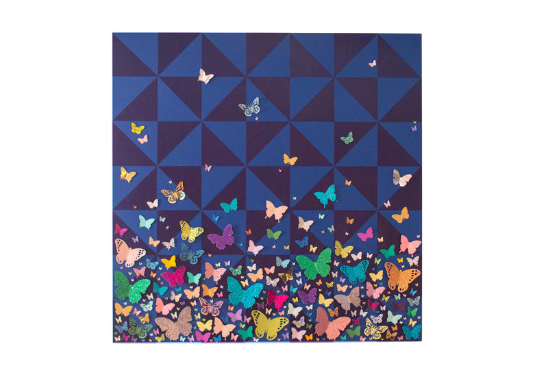 Two Tone Prism Butterflies 1