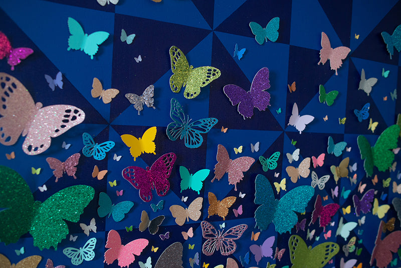 Two Tone Prism Butterflies 1