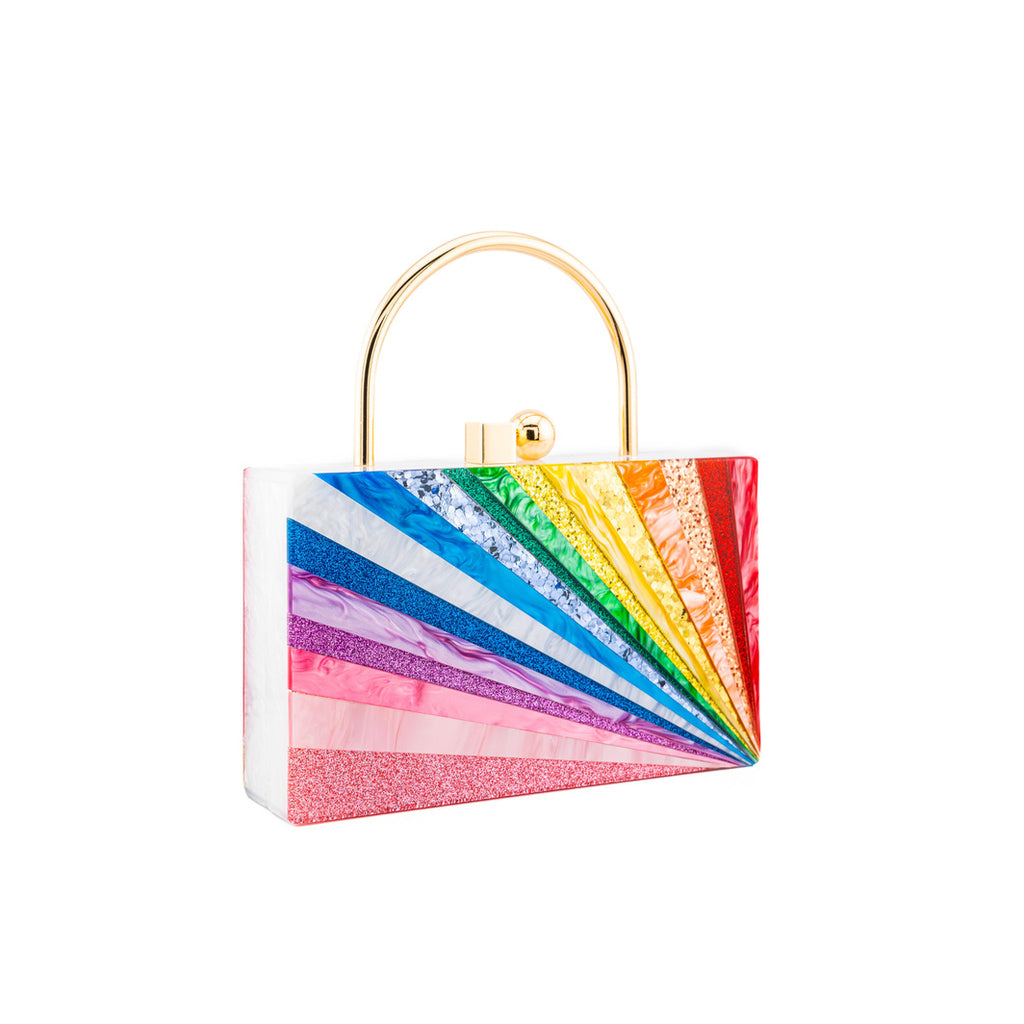 Rainbow Starburst Clutch