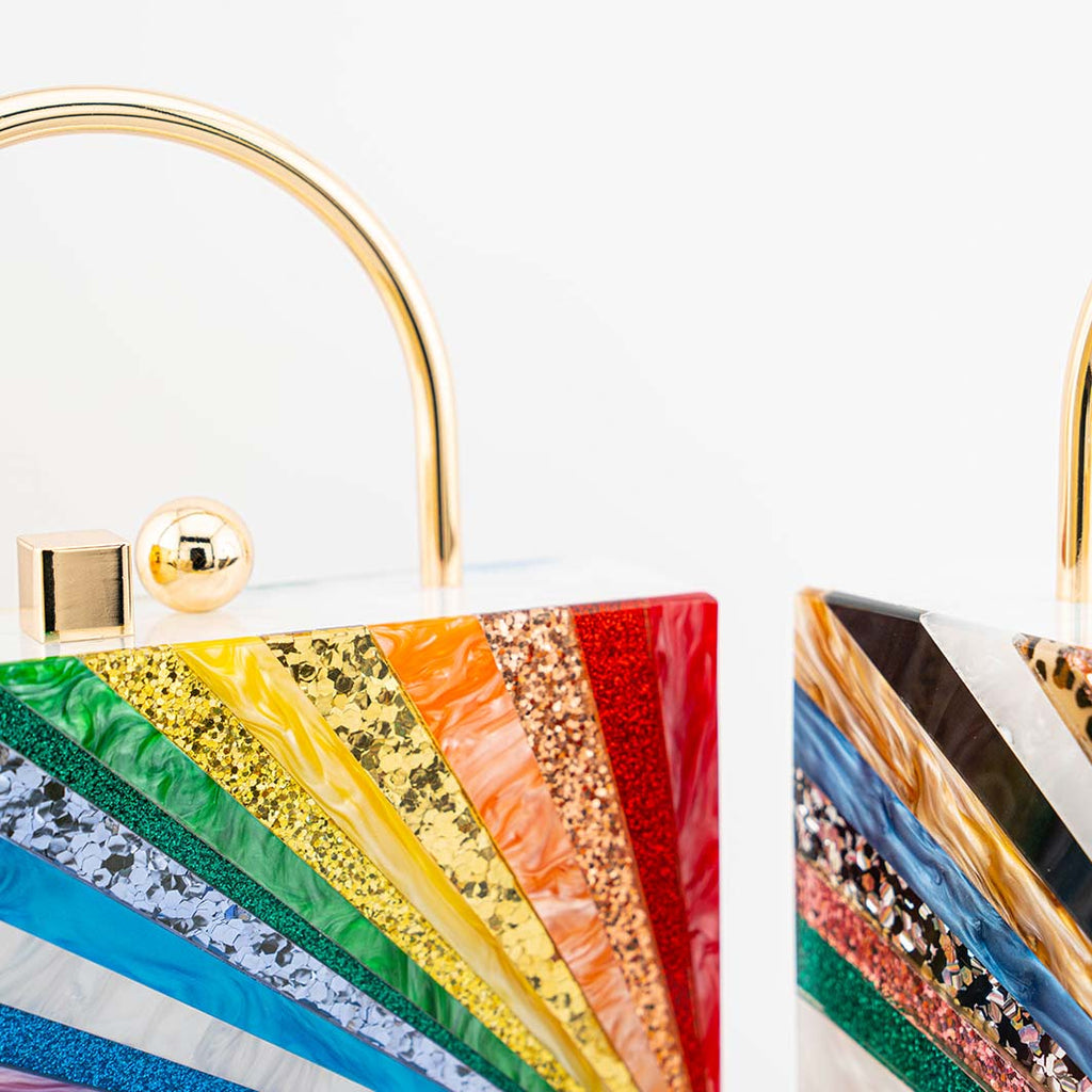 Rainbow Starburst Clutch