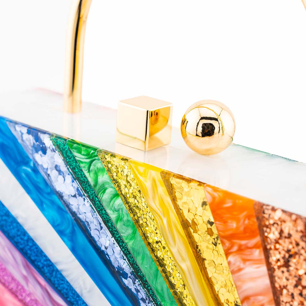 Rainbow Starburst Clutch