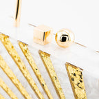 Gold & Pearl Starburst Clutch