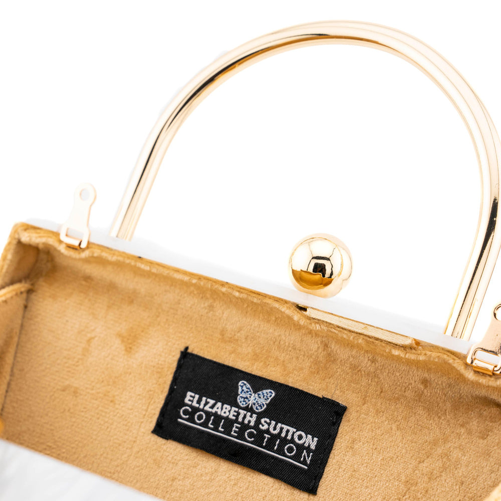 Gold & Pearl Starburst Clutch