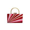Pink Starburst Clutch