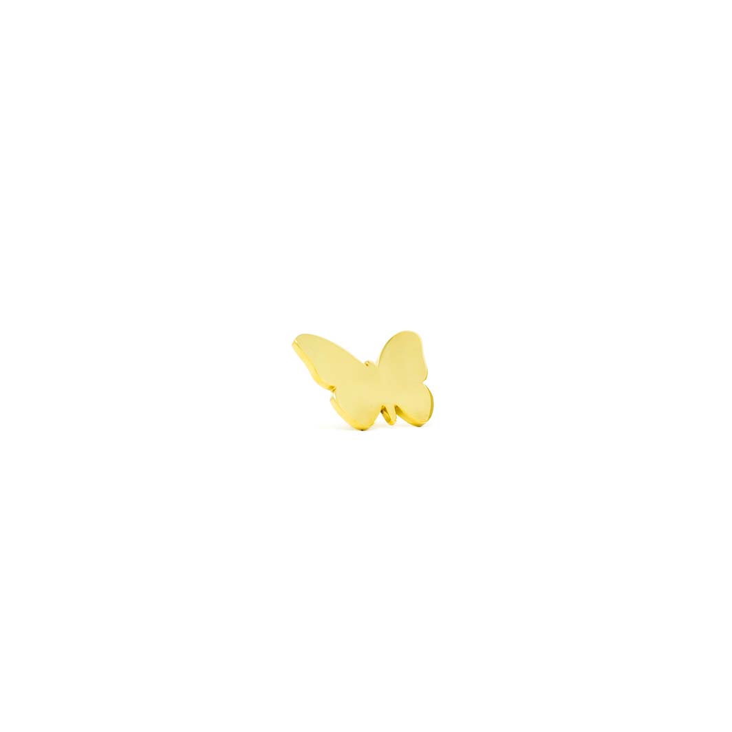 Butterfly Drawer Pull, Gold (Single)