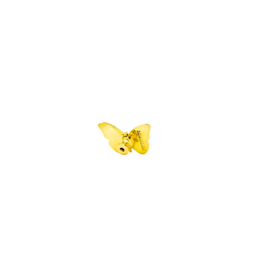 Butterfly Drawer Pull, Gold (Single)