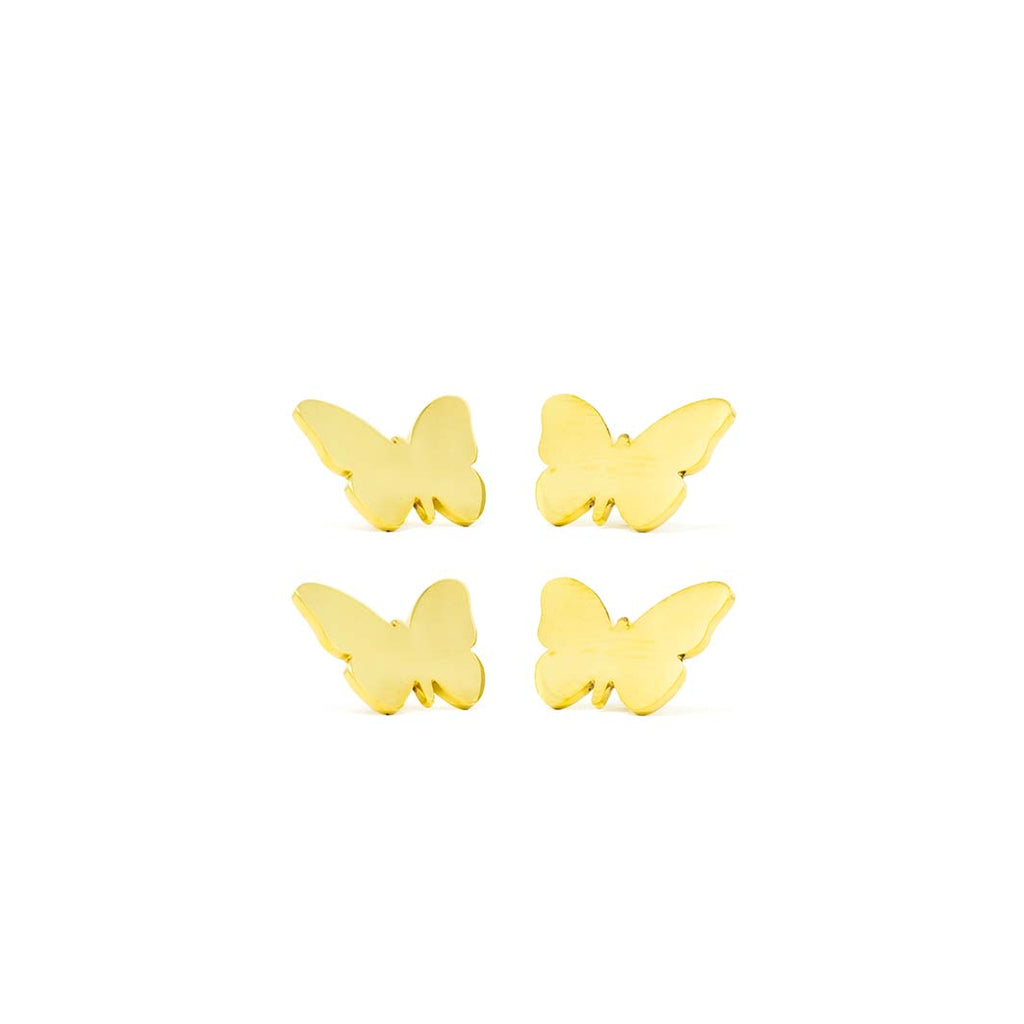 Butterfly Drawer Pull, Gold (Set of 4)