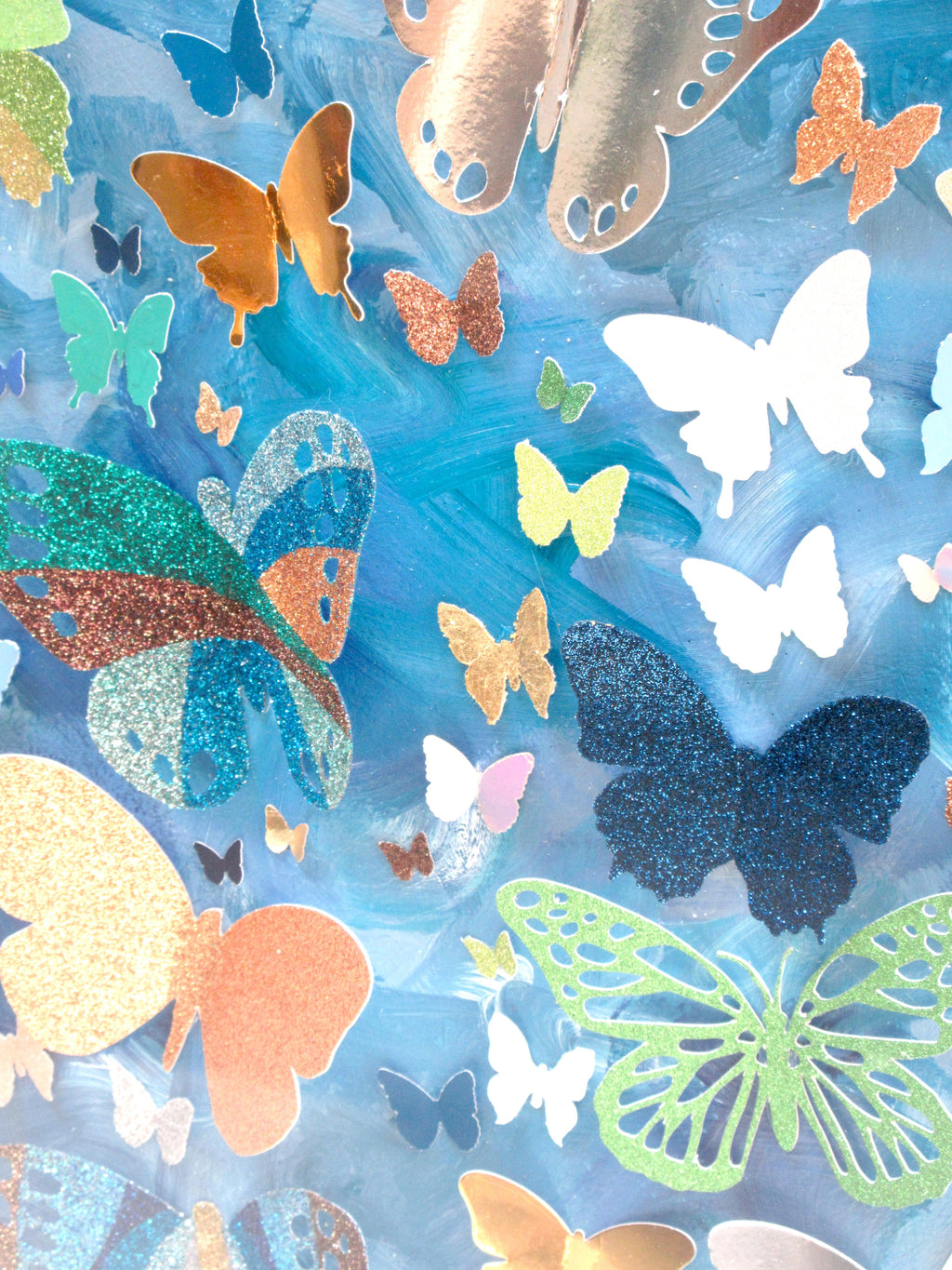 Into the Blue original artwork - original artwork detail