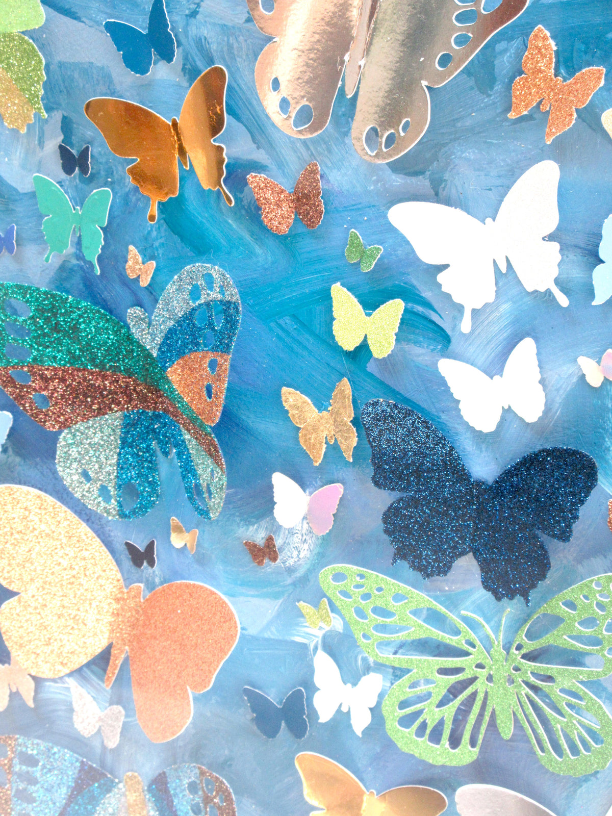 Into the Blue original artwork - original artwork detail
